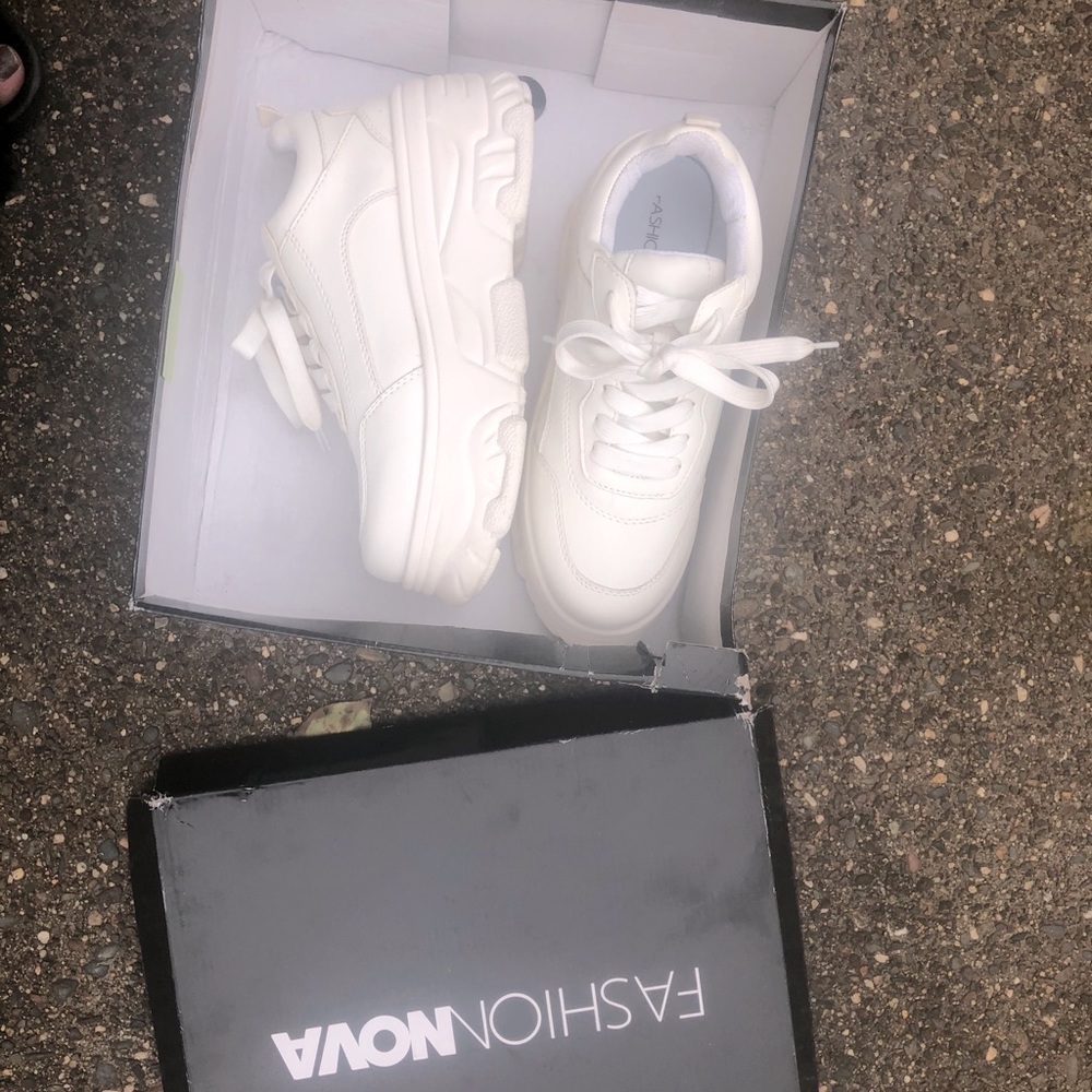 Fashion Nova platform sneakers